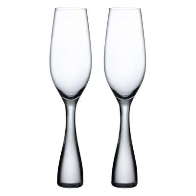 Набор бокалов для шампанского Nude Glass Wine Party 250 мл, 2 шт, хрусталь