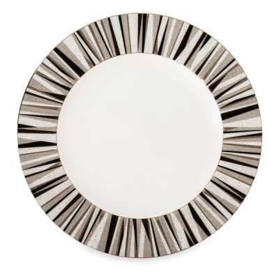 Тарелка закусочная Narumi Шагрин 23 см, фарфор костяной