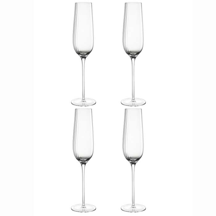 Набор бокалов для шампанского Alice в подарочной упаковке, 200 мл, 4 шт. LIBERTY JONES LJ000090