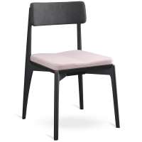 Стул aska, рогожка, черный/темно-серый/розовый LATITUDE ASKCHBKBSKDGRPK