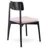 Стул aska, рогожка, черный/темно-серый/розовый LATITUDE ASKCHBKBSKDGRPK