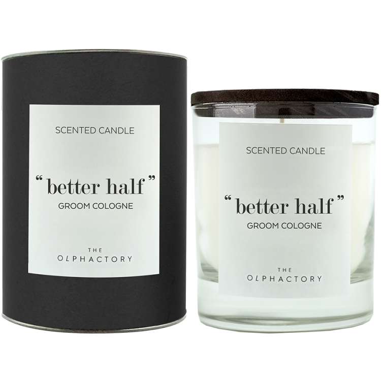 Свеча ароматическая the olphactory, better half, groom cologne, 40 ч Ambientair VV401GCBTO