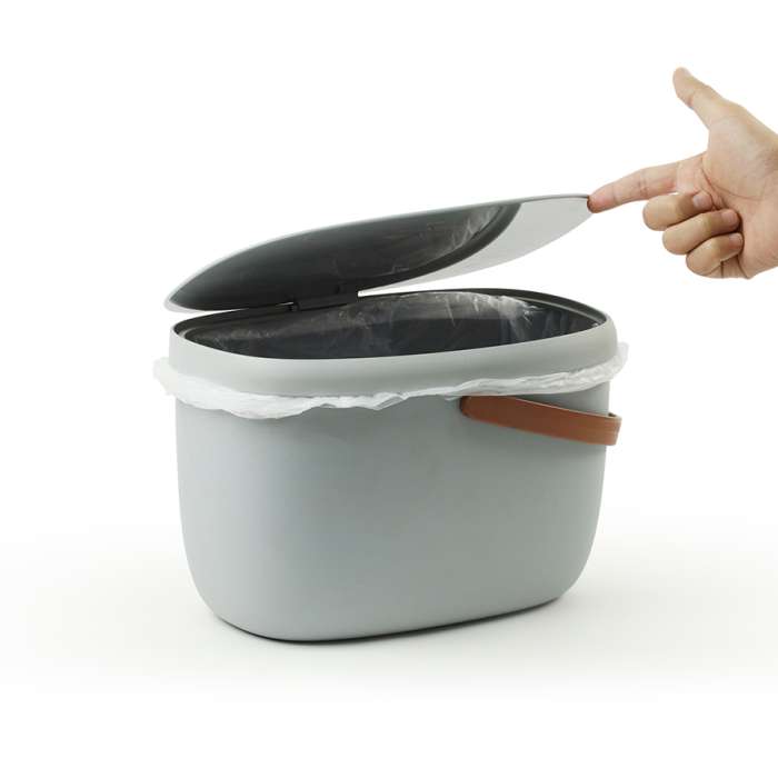 Контейнер для пищевых отходов Foody, 7 л, серый QUALY QL10380-GY