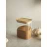 Банка для хранения прямоугольная glass bamboo, 950 мл Smart Solutions SS0000167
