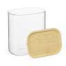 Банка для хранения прямоугольная glass bamboo, 950 мл Smart Solutions SS0000167