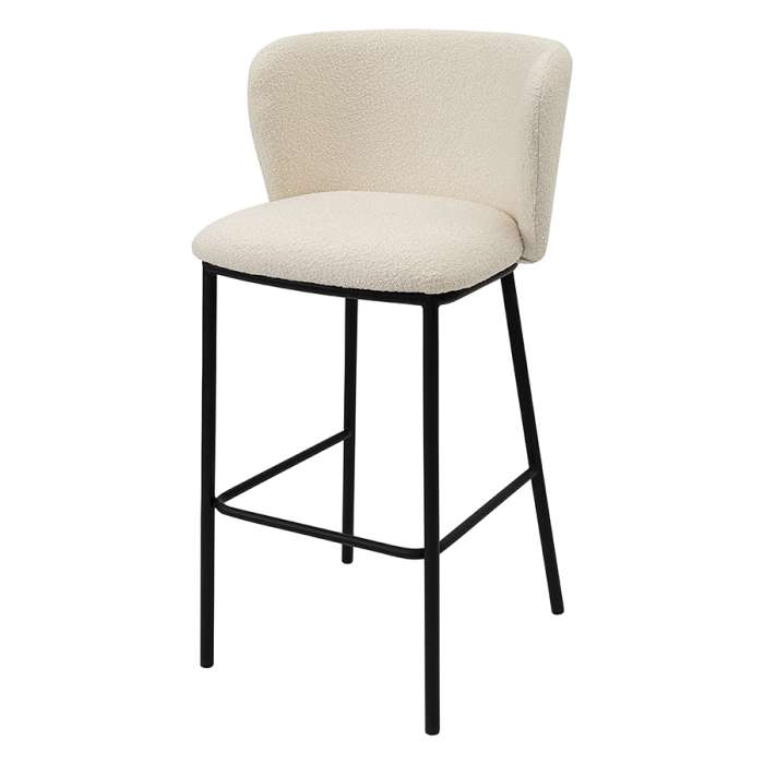 Стул барный foggy, букле, молочный Bergenson Bjorn BB0000830
