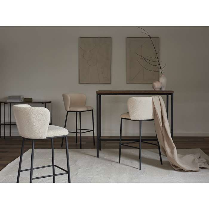 Стул барный foggy, букле, молочный Bergenson Bjorn BB0000830