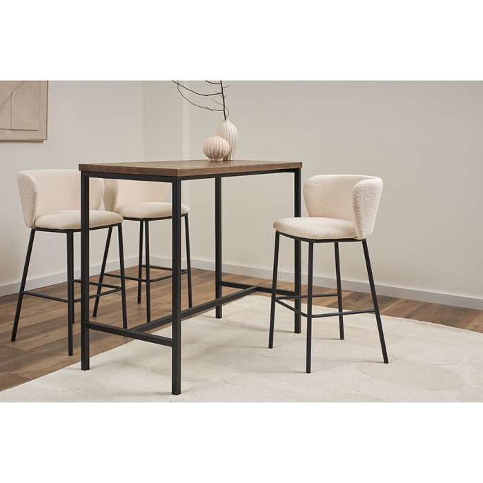 Стул барный foggy, букле, молочный Bergenson Bjorn BB0000830