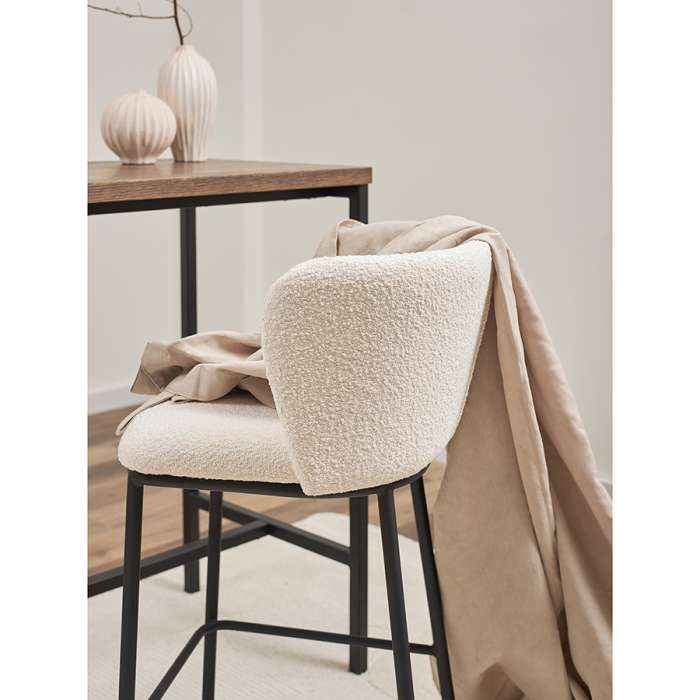 Стул барный foggy, букле, молочный Bergenson Bjorn BB0000830