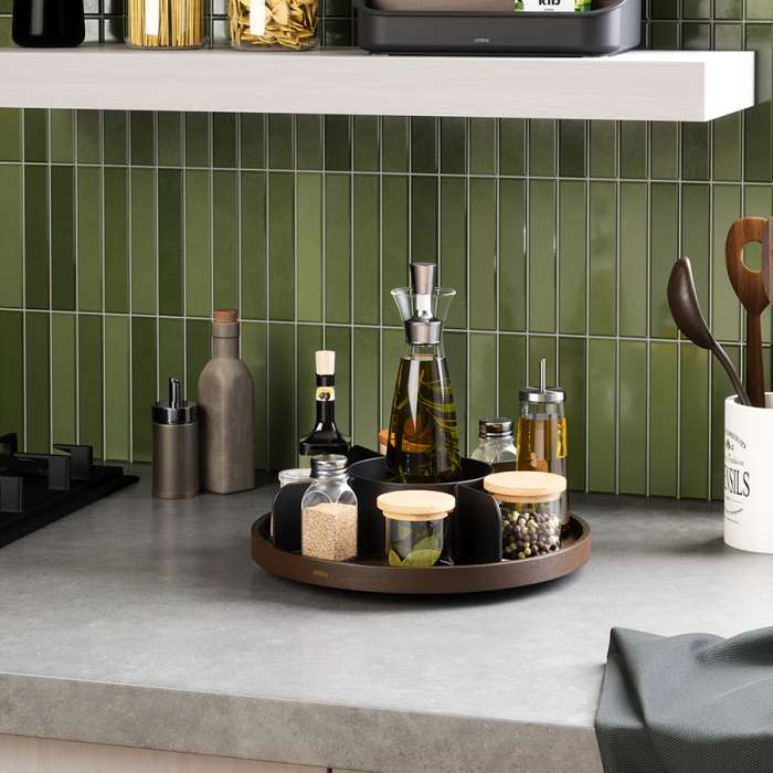 Органайзер для специй bellwood, черный/орех UMBRA 1019936-048