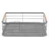 Сушилка для посуды granli, 43x30,5x14 см, серая Smart Solutions WNM-SS-DRNGR-MTPP-GR