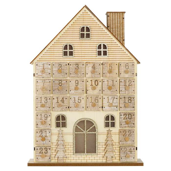 Адвент-календарь с подсветкой festive house из коллекции new year essential Tkano TK23-NY_LIGHT003