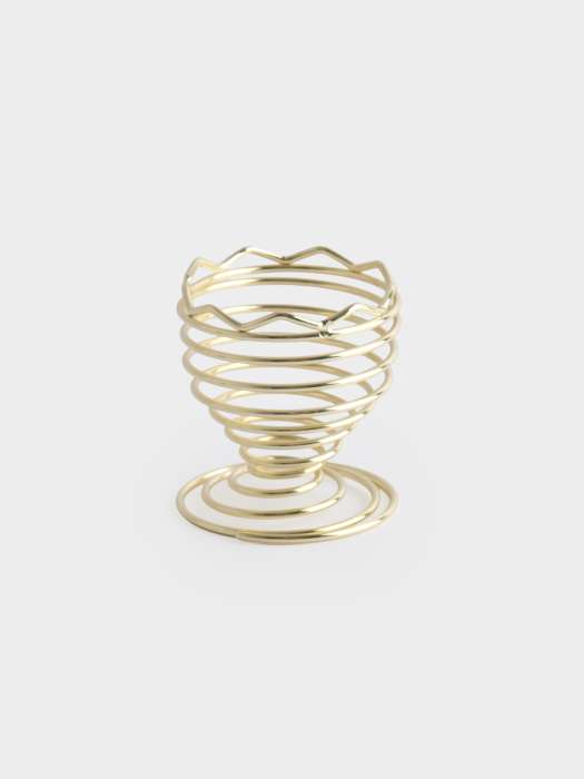 Подставка для яйца, 6 см, сталь, золотистая, Волны, Easter ANNA LAFARG ANLAF-XIN0110