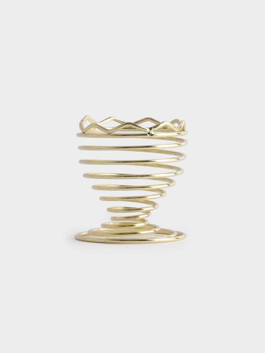 Подставка для яйца, 6 см, сталь, золотистая, Волны, Easter ANNA LAFARG ANLAF-XIN0110