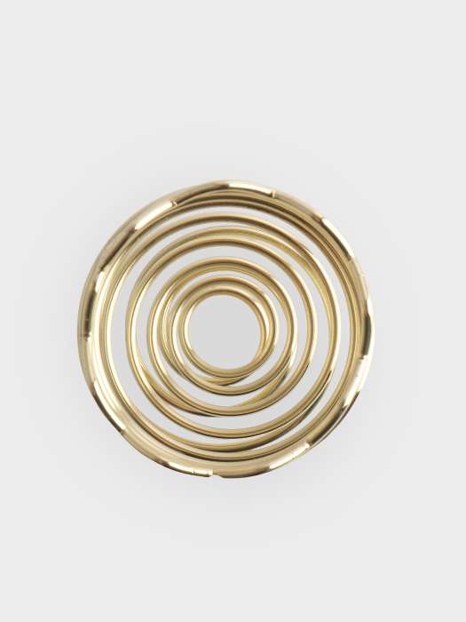 Подставка для яйца, 6 см, сталь, золотистая, Волны, Easter ANNA LAFARG ANLAF-XIN0110