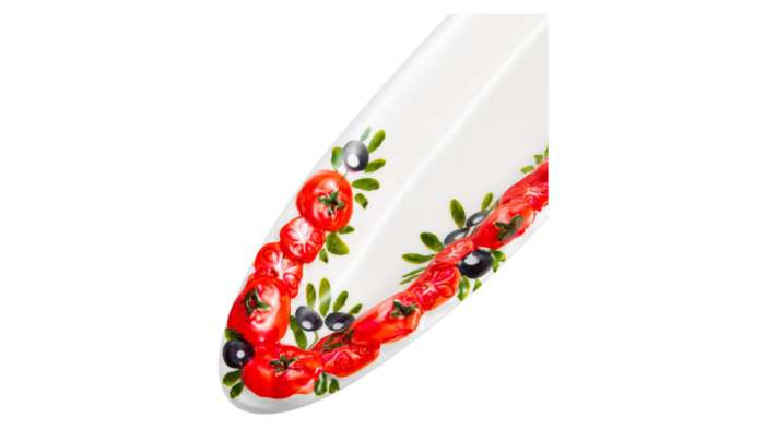 Селедочница Томаты и оливки 43х9х3,5 см, керамика EDELWEISS EDW-1052P