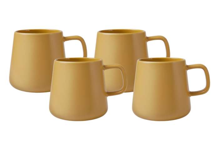 Набор из 4-х кружек Blend Sala, горчичный, 0,375 л Maxwell & Williams MW475-DI0425