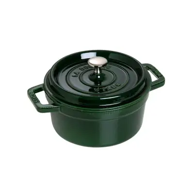 Кокот круглый, 24 см, 3,8 л, зеленый базилик STAUB 1102485