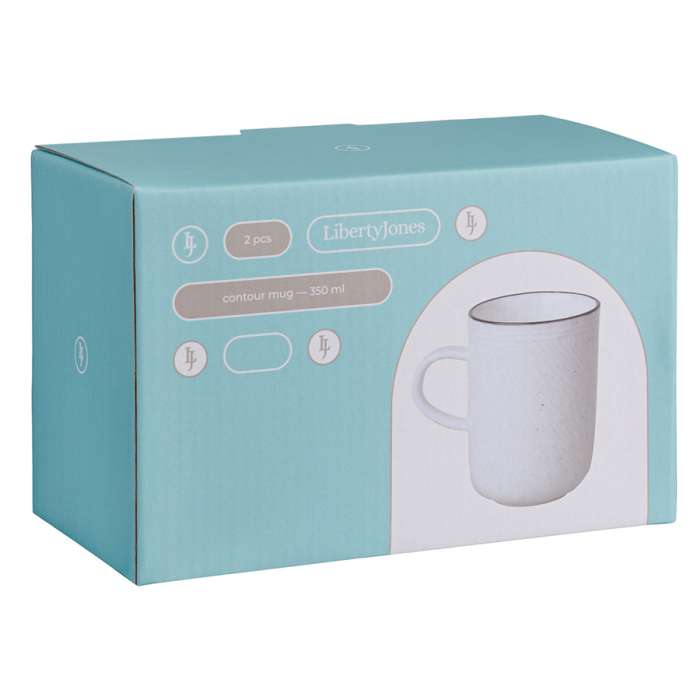 Набор кружек Contour, 350 мл, 2 шт. LIBERTY JONES LJ_RI_MU350