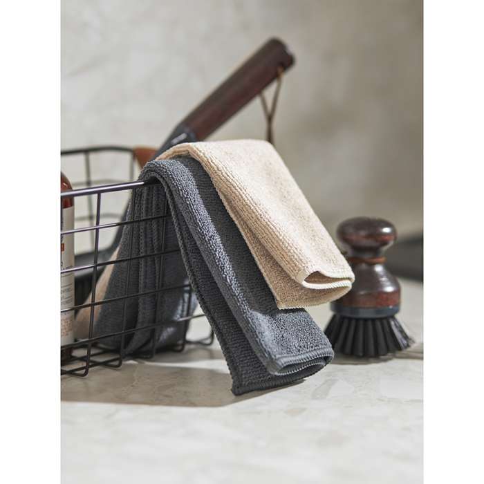 Набор салфеток из микрофибры cozy clean, 30х30 см, бежевые, 3 шт. Smart Solutions SS0000117