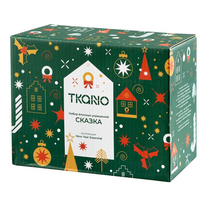 Набор ёлочных украшений Сказка из коллекции new year essential, 4шт Tkano TK26-NY_DEC0002