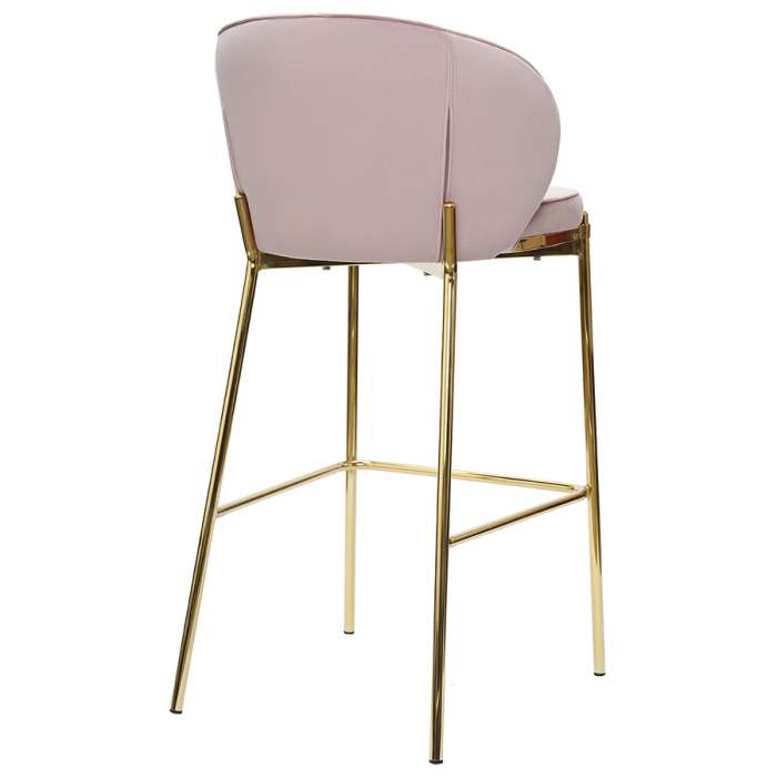 Стул барный coral, велюр, розовый Bergenson Bjorn BB000019