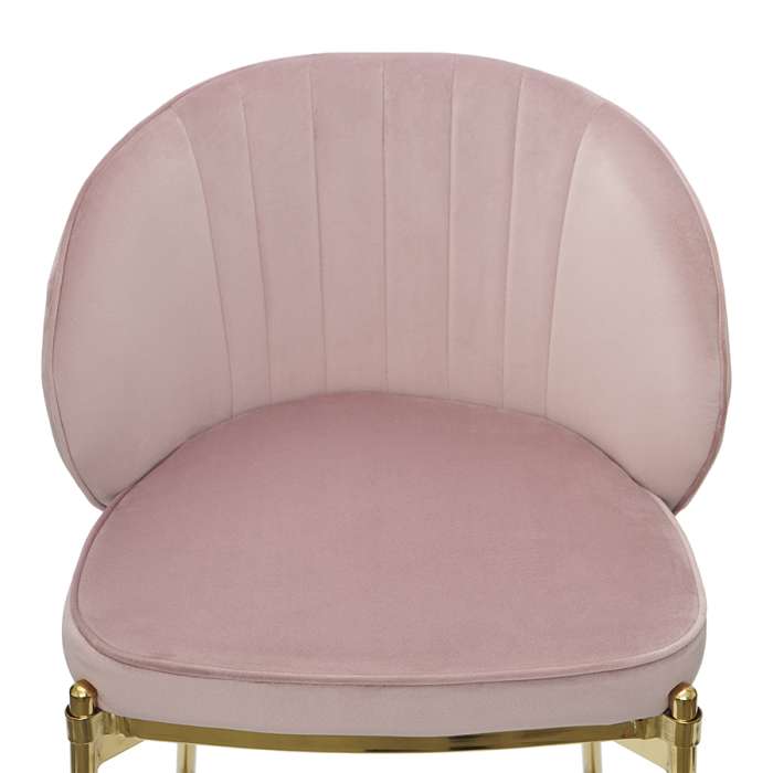 Стул барный coral, велюр, розовый Bergenson Bjorn BB000019