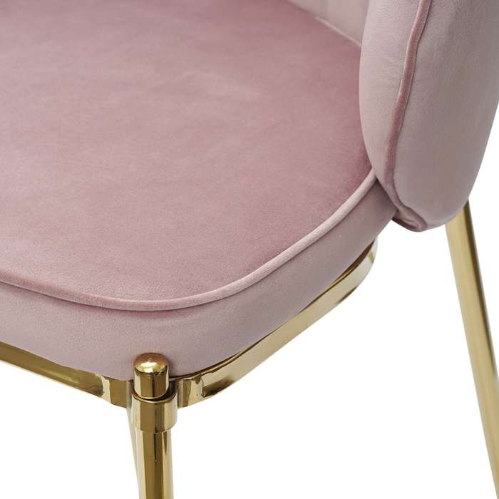 Стул барный coral, велюр, розовый Bergenson Bjorn BB000019