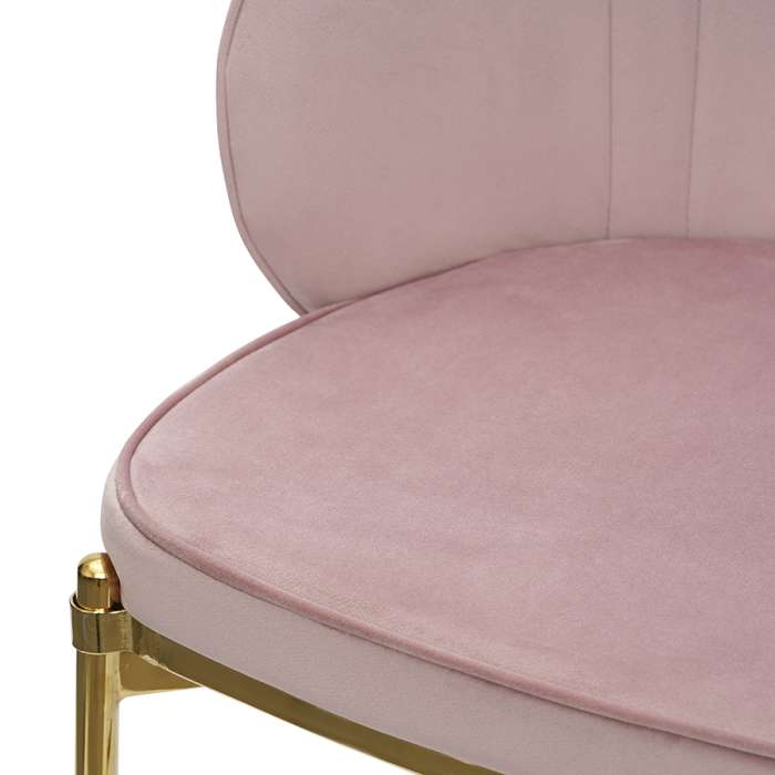 Стул барный coral, велюр, розовый Bergenson Bjorn BB000019