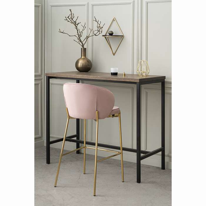 Стул барный coral, велюр, розовый Bergenson Bjorn BB000019