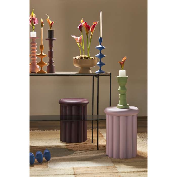 Столик приставной vivlend, D37 см, сливовый Bergenson Bjorn BB0000236