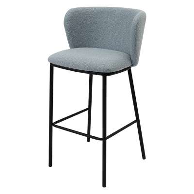 Стул барный foggy, букле, голубая пудра Bergenson Bjorn BB0000831