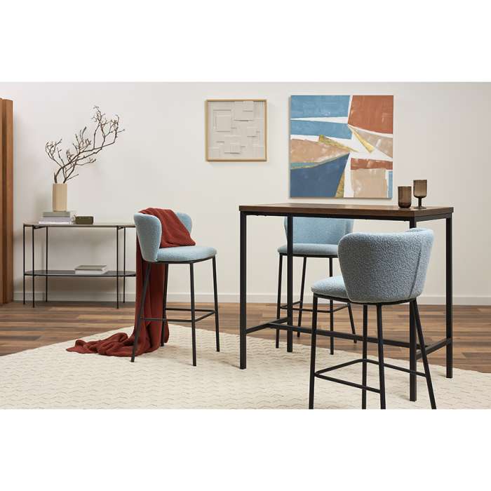 Стул барный foggy, букле, голубая пудра Bergenson Bjorn BB0000831