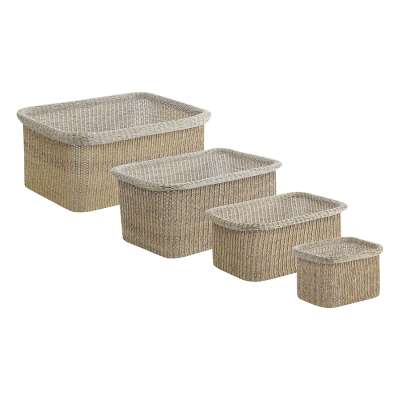 Набор из 4-х корзин для хранения sustainable collection, бежевый Bergenson Bjorn BB0000674