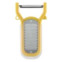 Овощечистка с теркой для цедры 2 в 1 vegard, 14 см, желтая Smart Solutions SS-VP-PP-2-in-1