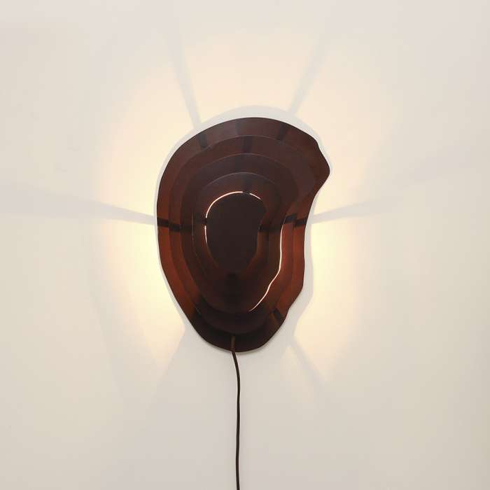 Светильник настенный fluid, 32х44 см, молотый кофе Bergenson Bjorn BB0000736