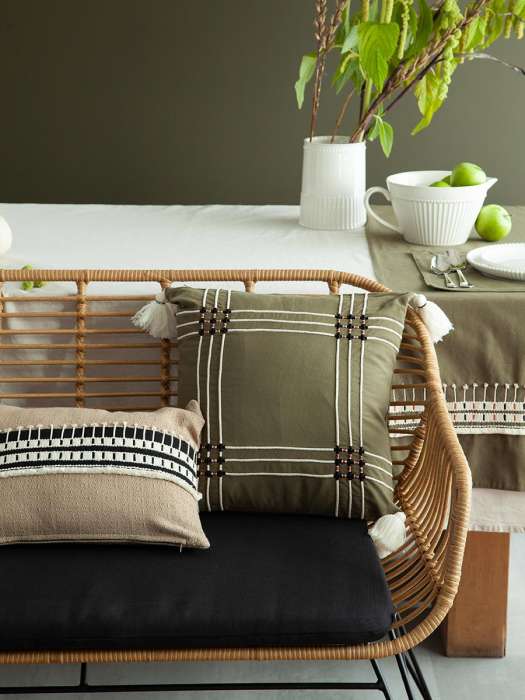 Чехол на подушку nomad grid из коллекции ethnic, 45х45 см Tkano TK25-CC0012