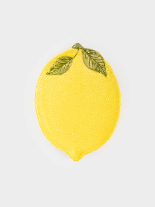 Блюдо, 25х18 см, фарфор P, овальное, желтое, Лимон, Lemon ANNA LAFARG ANLAF-ARJ-110725-2