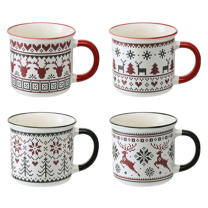 Набор из четырех кружек Sweet Memories из коллекции New Year Essential, 350 мл TKANO TK24-NY_CU0003
