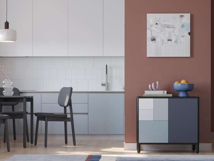 Стул с обивкой saga, рогожка, темно-серый LATITUDE SGBRDCHUPHLBSKDGR