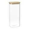 Банка для хранения прямоугольная glass bamboo, 2 л Smart Solutions SS0000169