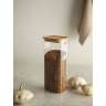 Банка для хранения прямоугольная glass bamboo, 2 л Smart Solutions SS0000169
