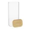 Банка для хранения прямоугольная glass bamboo, 2 л Smart Solutions SS0000169