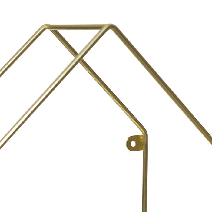 Набор полок настенных cenci, золотой, 2 шт. Bergenson Bjorn AK-BESH-CEGO