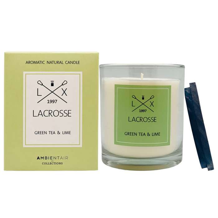 Свеча ароматическая lacrosse, green tea&lime, 60 ч Ambientair VV060TVLC