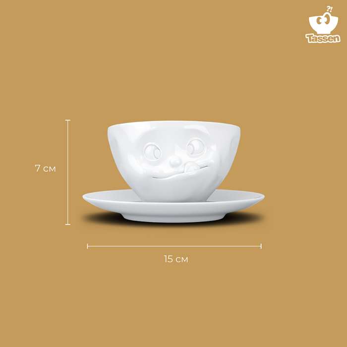 Чайная пара tasty, 200 мл, белая Tassen T01.46.01