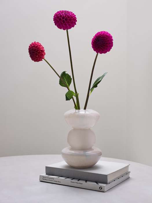 Ваза riverstone, 25 см, жемчужно-серая Bergenson Bjorn BB0001000