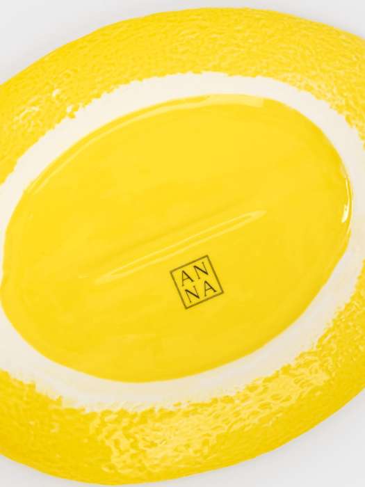 Пиала, 16х11 см, фарфор P, желтая, Лимон, Lemon ANNA LAFARG ANLAF-ARJ-110725-3