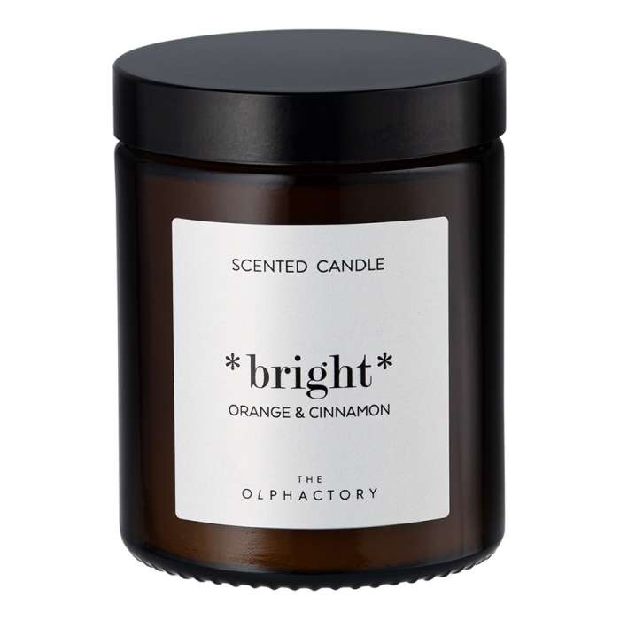 Свеча ароматическая the olphactory, bright, orange&cinnamon, 30 ч Ambientair VV135NCTO