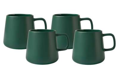 Набор из 4-х кружек Blend Sala, тёмно-зеленый, 0,375 л Maxwell &amp; Williams MW475-DI0424